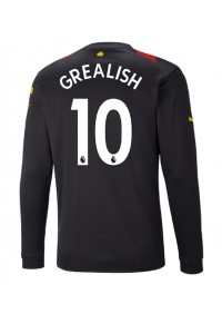 Manchester City Jack Grealish #10 Fotballdrakt Borte Klær 2022-23 Lange ermer